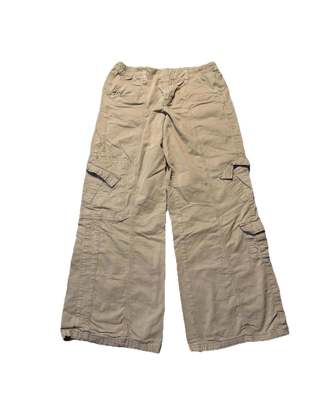 BDG Urban Outfitters Cargo Y2K Pants Women Medium Khaki Baggy Grunge Lightweight